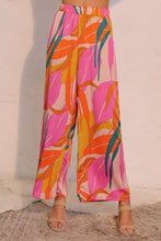 Load image into Gallery viewer, Isla Tropical Satin Pocket Pants