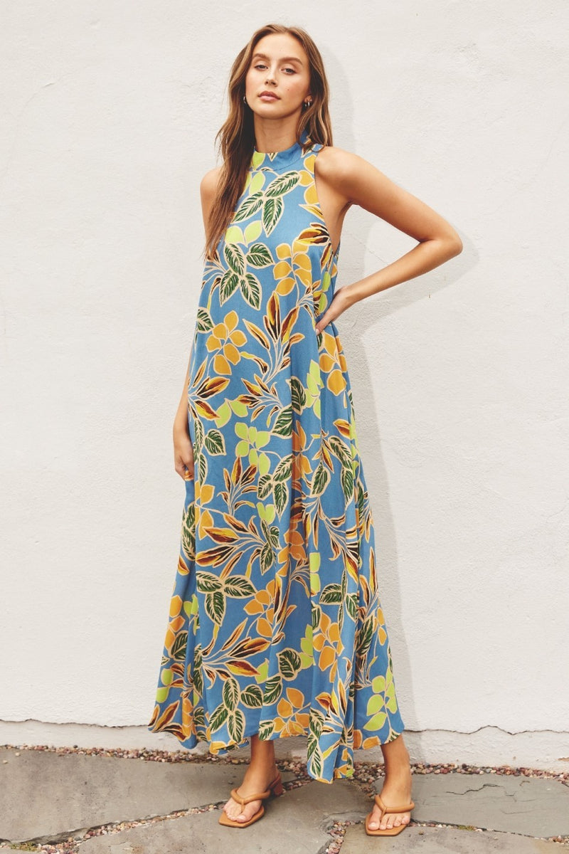jazelle maxi dress blue Cataleya Maxi Dress - Azure Blue - Buy Women's Dresses
