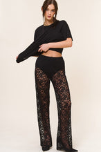 Load image into Gallery viewer, Lace Pants With Elastic Band