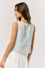 Load image into Gallery viewer, Floral Embroidery Top