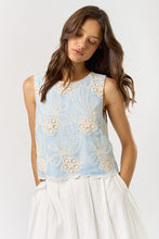 Load image into Gallery viewer, Floral Embroidery Top