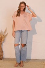Load image into Gallery viewer, Silk V-Neck Tee