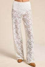 Load image into Gallery viewer, Lace Pants With Elastic Band