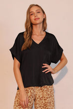Load image into Gallery viewer, Silk V-Neck Tee