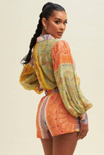 Load image into Gallery viewer, Patchwork Short Set