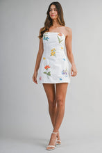 Load image into Gallery viewer, Embroidered Applique Mini Dress