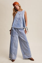 Load image into Gallery viewer, Washed Denim Tank & Pants Sets