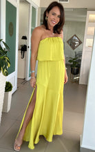 Load image into Gallery viewer, Silk Strapless Maxi Dress
