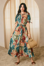 Load image into Gallery viewer, Eyelet Buckled Shirt Dress