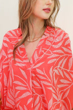 Load image into Gallery viewer, Lanai Leaf High Low Caftan Dress