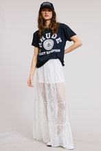 Load image into Gallery viewer, Tiered Floral Lace Maxi Skirt W Mini Lining