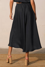 Load image into Gallery viewer, Silk Midi Swing Skirt