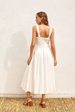 Load image into Gallery viewer, Linen Seam Detail Maxi Dress