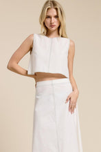 Load image into Gallery viewer, Contrast Stitch Linen Two Piece Set