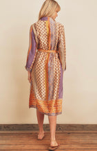 Load image into Gallery viewer, Print Satin Shirt Dress
