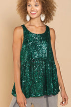 Load image into Gallery viewer, Sparkle Sequin Baby Doll Top
