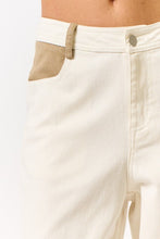 Load image into Gallery viewer, Color Block Leg Denim Jeans
