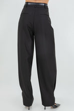 Load image into Gallery viewer, Pleated Trousers With Tapered Leg Opening
