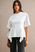 Load image into Gallery viewer, Peplum Cotton Top
