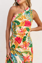 Load image into Gallery viewer, One Shoulder Ruched Mini Dress
