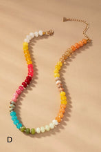 Load image into Gallery viewer, Natural Agate Beaded Necklace
