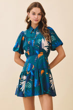 Load image into Gallery viewer, Abstract Print Fit And Flare Mini Dress

