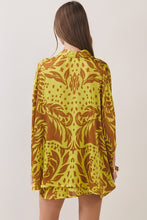 Load image into Gallery viewer, Terra Botanica Surplice Caftan Top
