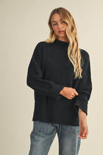 Load image into Gallery viewer, Mock Neck Oversized Sweater Top
