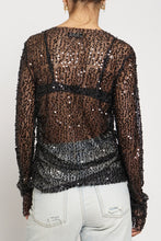 Load image into Gallery viewer, Sequin Fishnet Top
