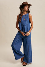 Load image into Gallery viewer, Denim Tank and Pants Set
