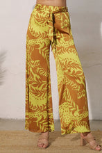 Load image into Gallery viewer, Terra Botanica Tie Waist Wide Leg Pants
