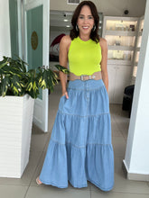 Load image into Gallery viewer, Denim Maxi Skirt
