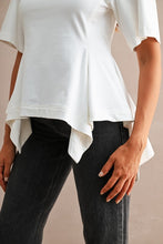 Load image into Gallery viewer, Peplum Cotton Top
