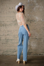 Load image into Gallery viewer, Sequin Beaded Mesh Cape Top
