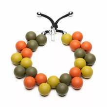 Load image into Gallery viewer, Matte Three Colored Resin Necklace
