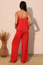 Load image into Gallery viewer, Silk Strapless Bubble Jumpsuit
