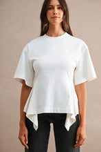 Load image into Gallery viewer, Peplum Cotton Top

