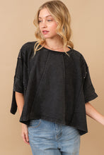 Load image into Gallery viewer, Studded Pull Over Cape Top
