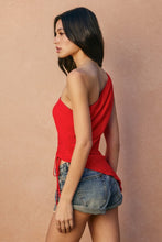 Load image into Gallery viewer, One Shoulder Ruched Top
