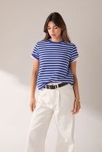 Load image into Gallery viewer, Blue Striped T-Shirt
