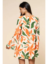 Load image into Gallery viewer, Floral Print Long Sleeve Mini Dress
