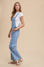 Load image into Gallery viewer, Soft Mineral Wash Denim Overall
