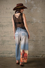 Load image into Gallery viewer, Western Sequin Mesh Fringe Top
