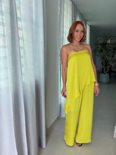 Load image into Gallery viewer, Washed Poly Silk Diagonal Strapless Top
