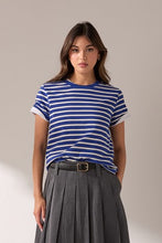 Load image into Gallery viewer, Blue Striped T-Shirt
