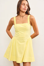Load image into Gallery viewer, Ruched Waist Shirring Flare Dress
