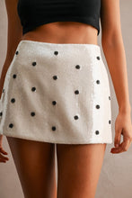 Load image into Gallery viewer, Sequin Polka Dot Skort
