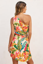 Load image into Gallery viewer, One Shoulder Ruched Mini Dress
