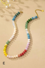 Load image into Gallery viewer, Natural Agate Beaded Necklace
