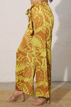 Load image into Gallery viewer, Terra Botanica Tie Waist Wide Leg Pants
